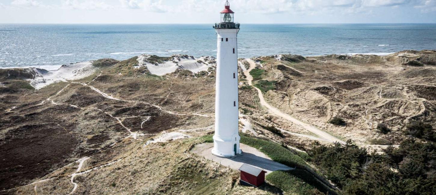 Lyngvig Fyr Lighthouse in West Jutland