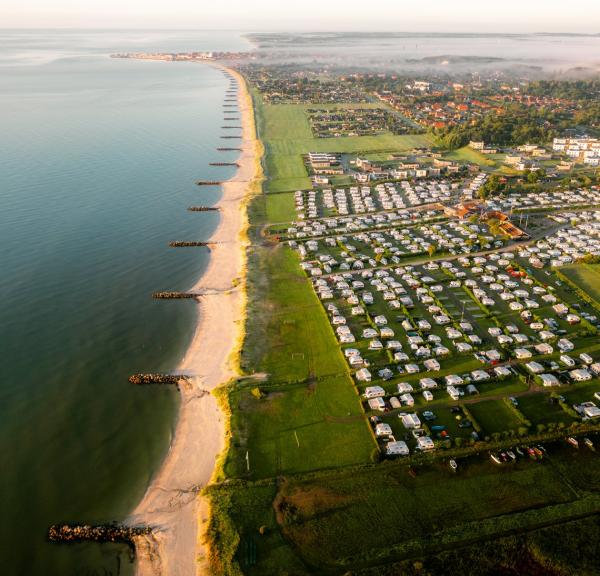 Hedebo Strand Camping in Nordjylland in Denemarken