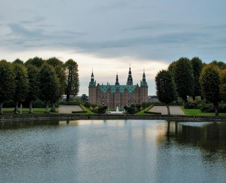 Frederiksborg Castle seen from the castle grounds