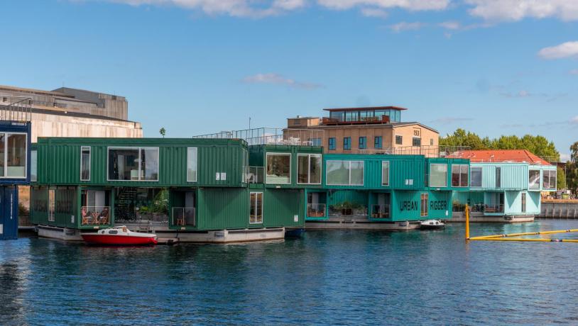 Urban Rigger is a floating student housing designed by Bjarke Ingels.
