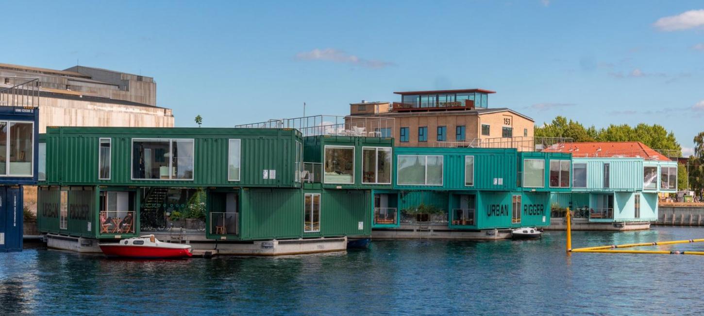 Urban Rigger, student housing by Bjarke Ingels Group, in Copenhagen, Denmark