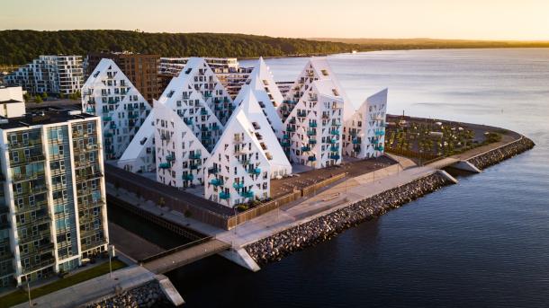 The Iceberg buildings in Aarhus