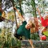 Lek högt upp i trädtopparna på WOW PARK som hör till LEGOLAND Billund Resort