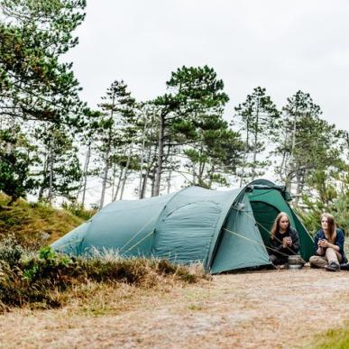 Wild Camping in Thy National Park.