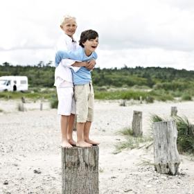 Familienspaß auf dem Campingplatz in Dänemark - Strandnähe und Meerblick inklusive