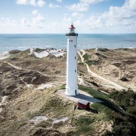 Lyngvig Fyr Lighthouse in West Jutland